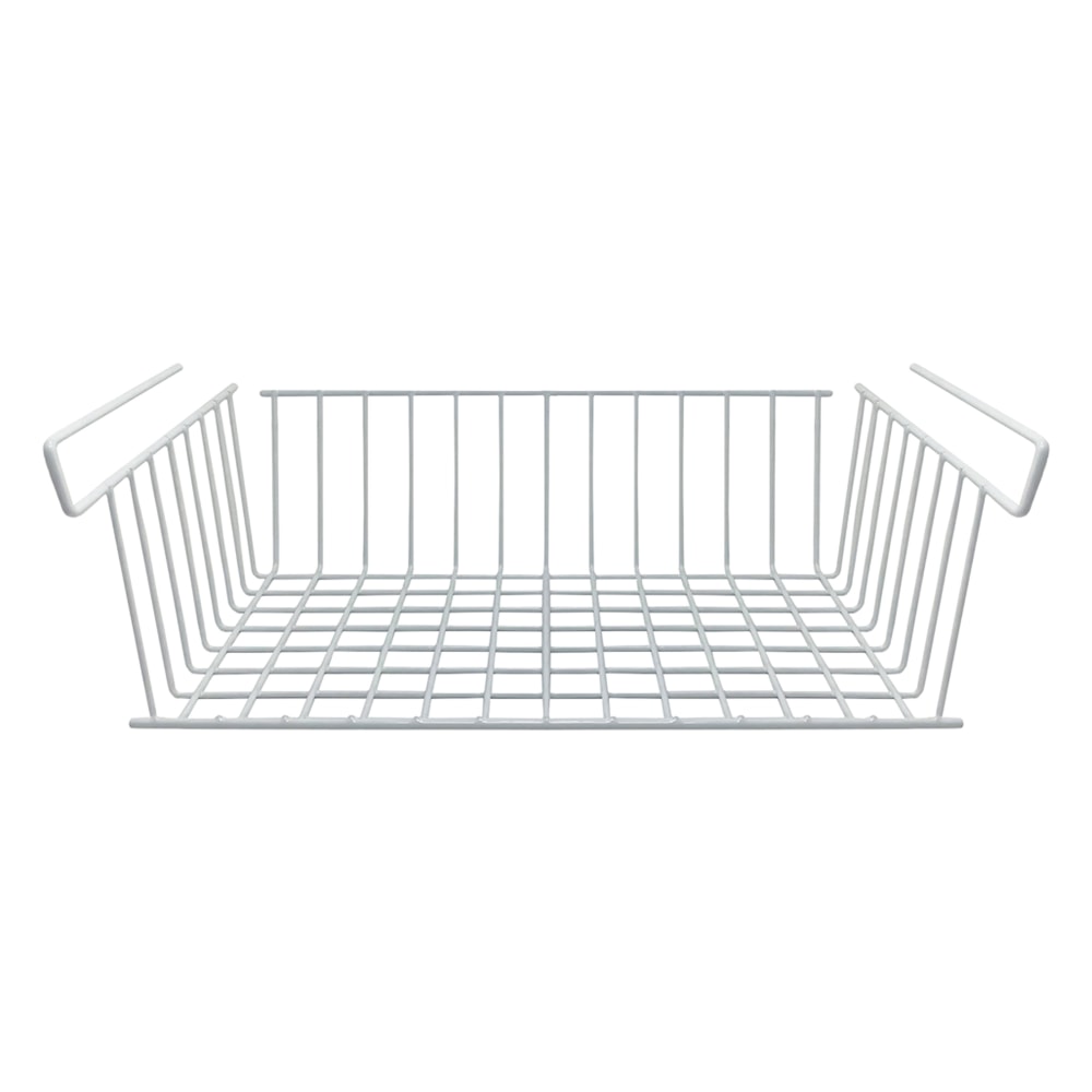 Better Houseware Small Undershelf Basket, 9-1/2in x 16in, White