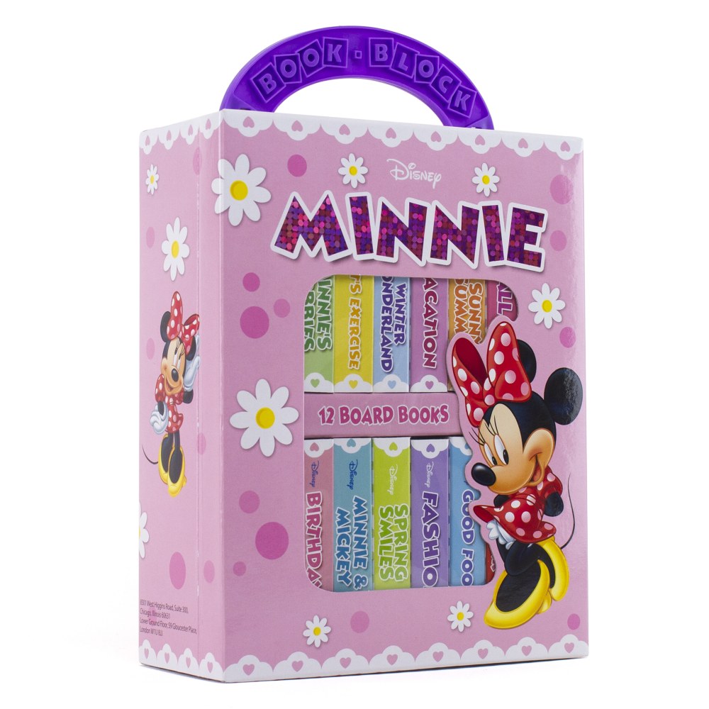 Phoenix International Kids My First Library Minnie Mouse Books, Set Of 12 Books