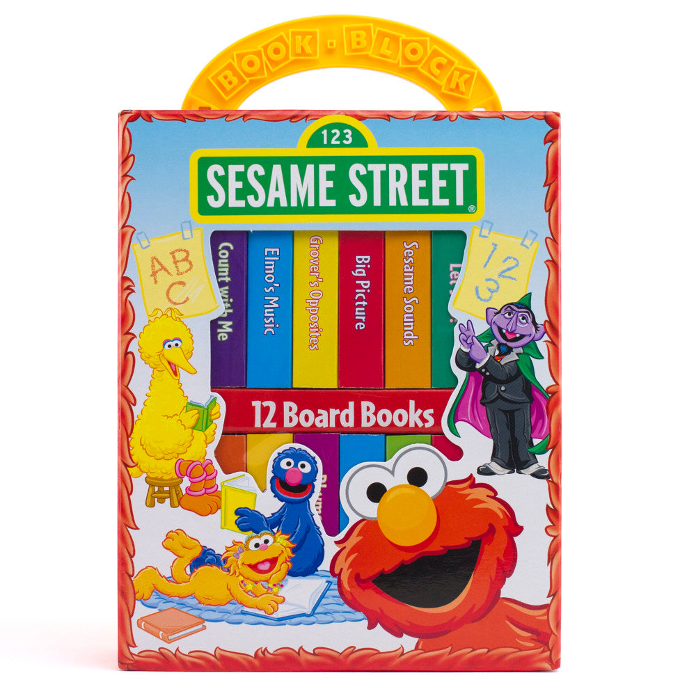 Phoenix International Kids My First Library Sesame Street Books, Set Of 12 Books