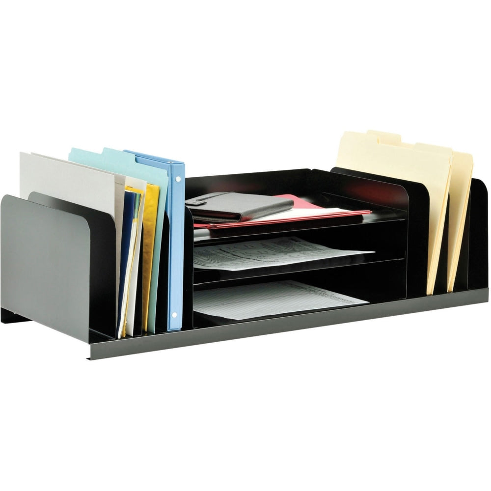 STEELMASTER Jumbo Organizer For Large Forms, Black