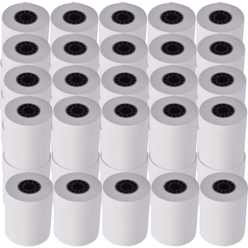 ICONEX Thermal, Direct Thermal Receipt Paper - White - 2 1/4in x 55 ft - 50 / Carton - BPA Free