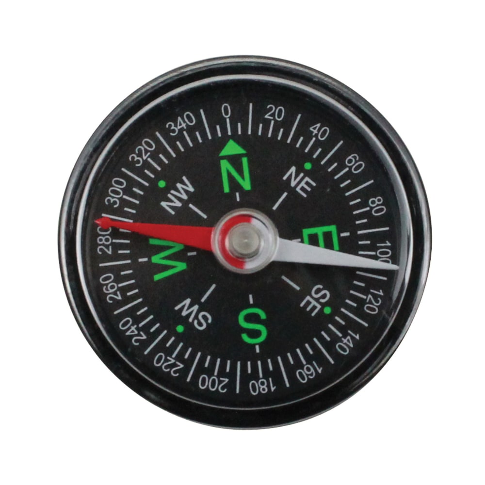 Dowling Magnets Compasses, 1 1/2in, Black, Grade 1 - 7, Pack Of 30 Compasses