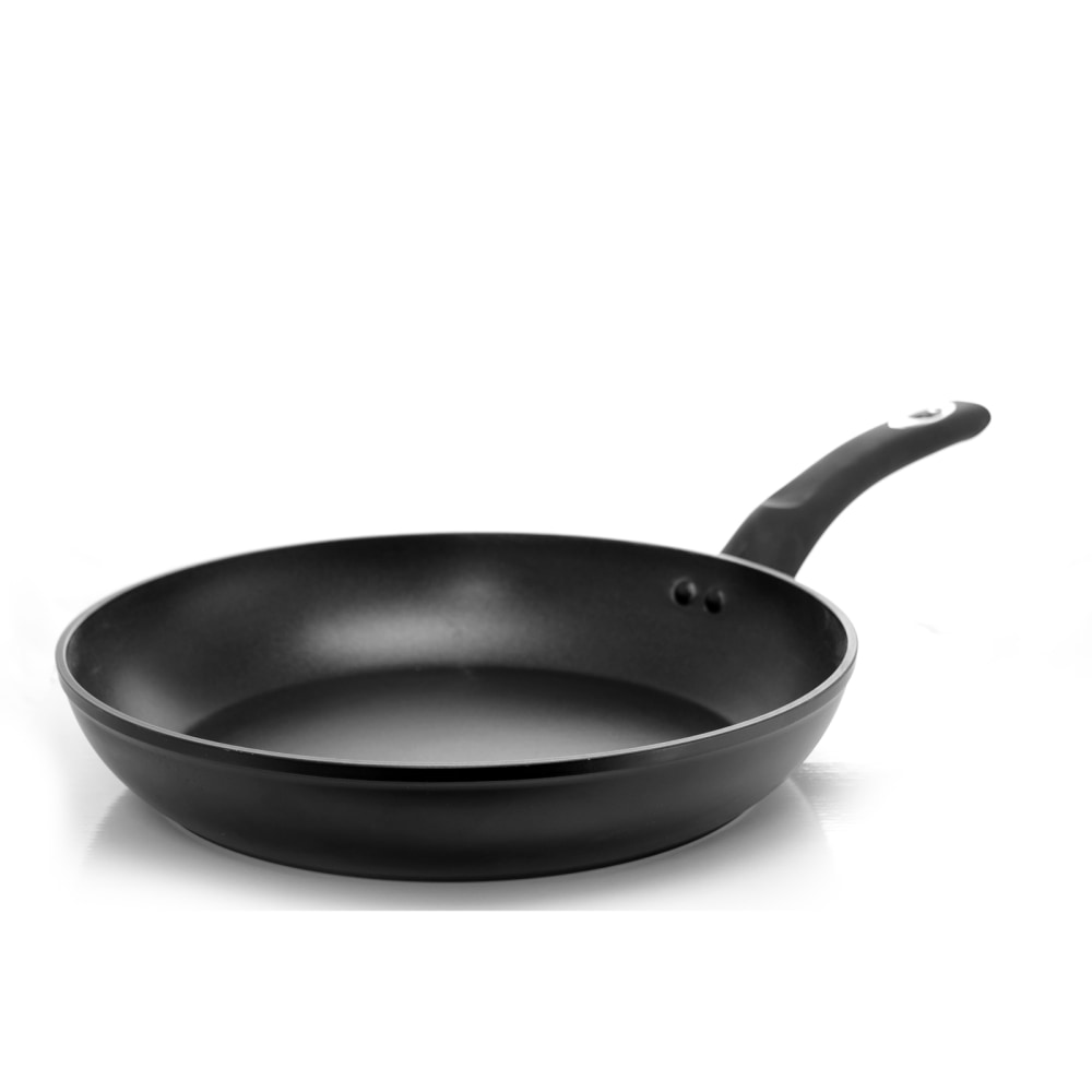 Oster Allston Aluminum Frying Pan, 12in, Black