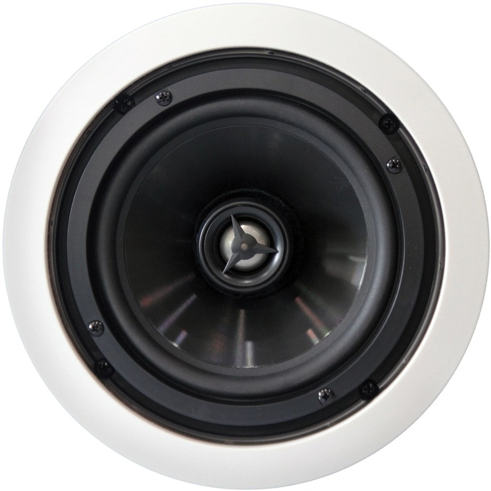 BIC America 2-Way Speakers, White, MSR-PRO6