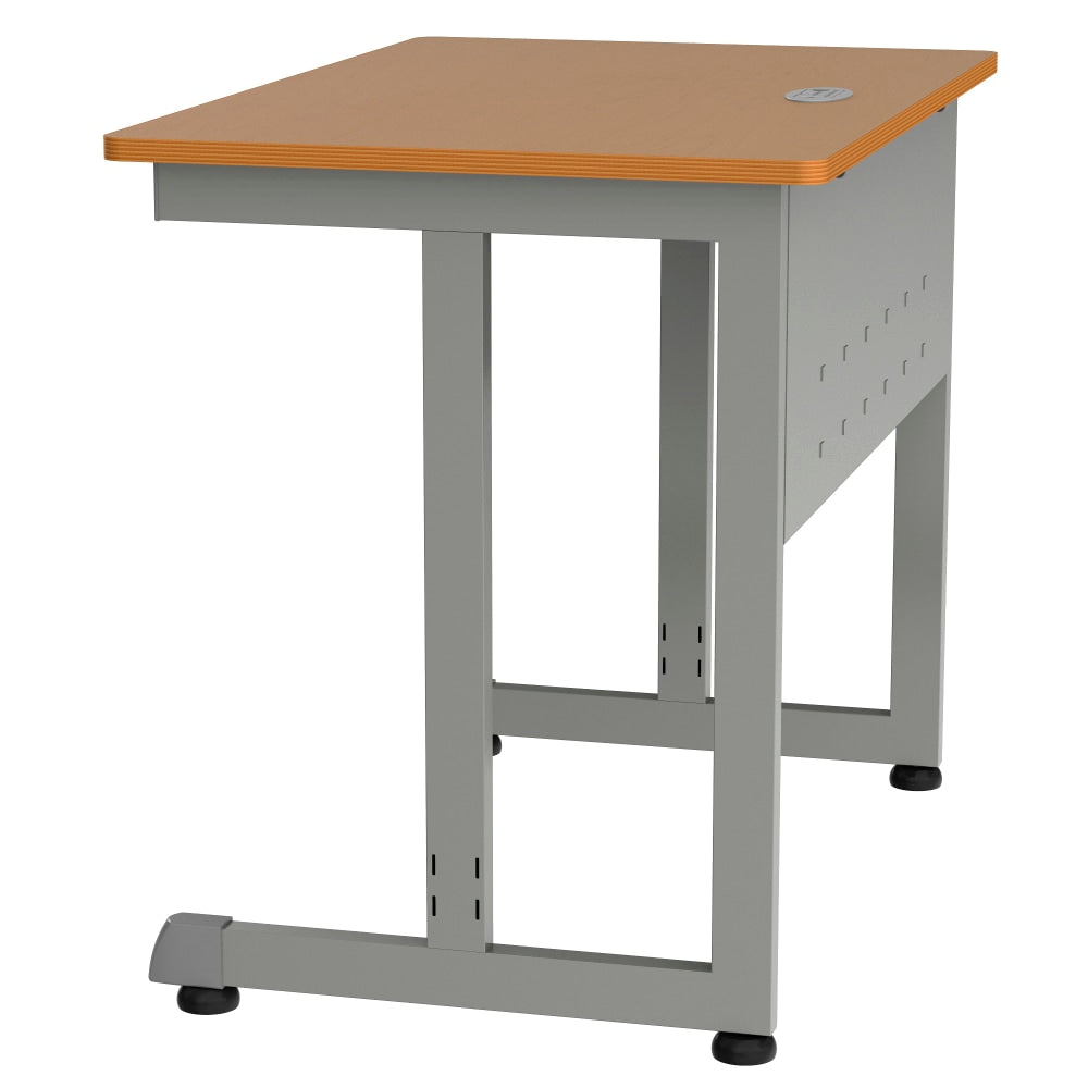 Linea Italia, Inc. 36inW Computer Desk, Gray/Maple