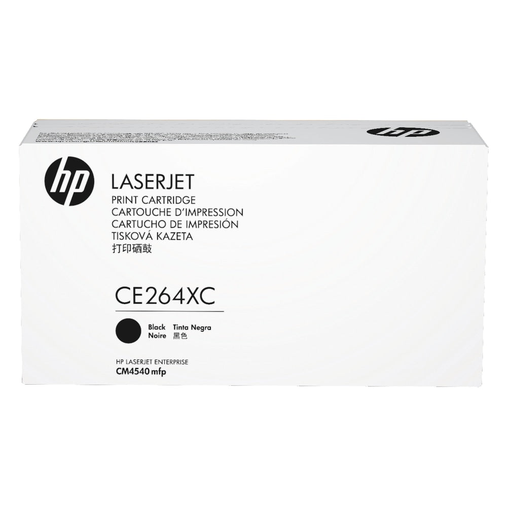 HP 646X Black High Yield Toner Cartridge, CE264XC