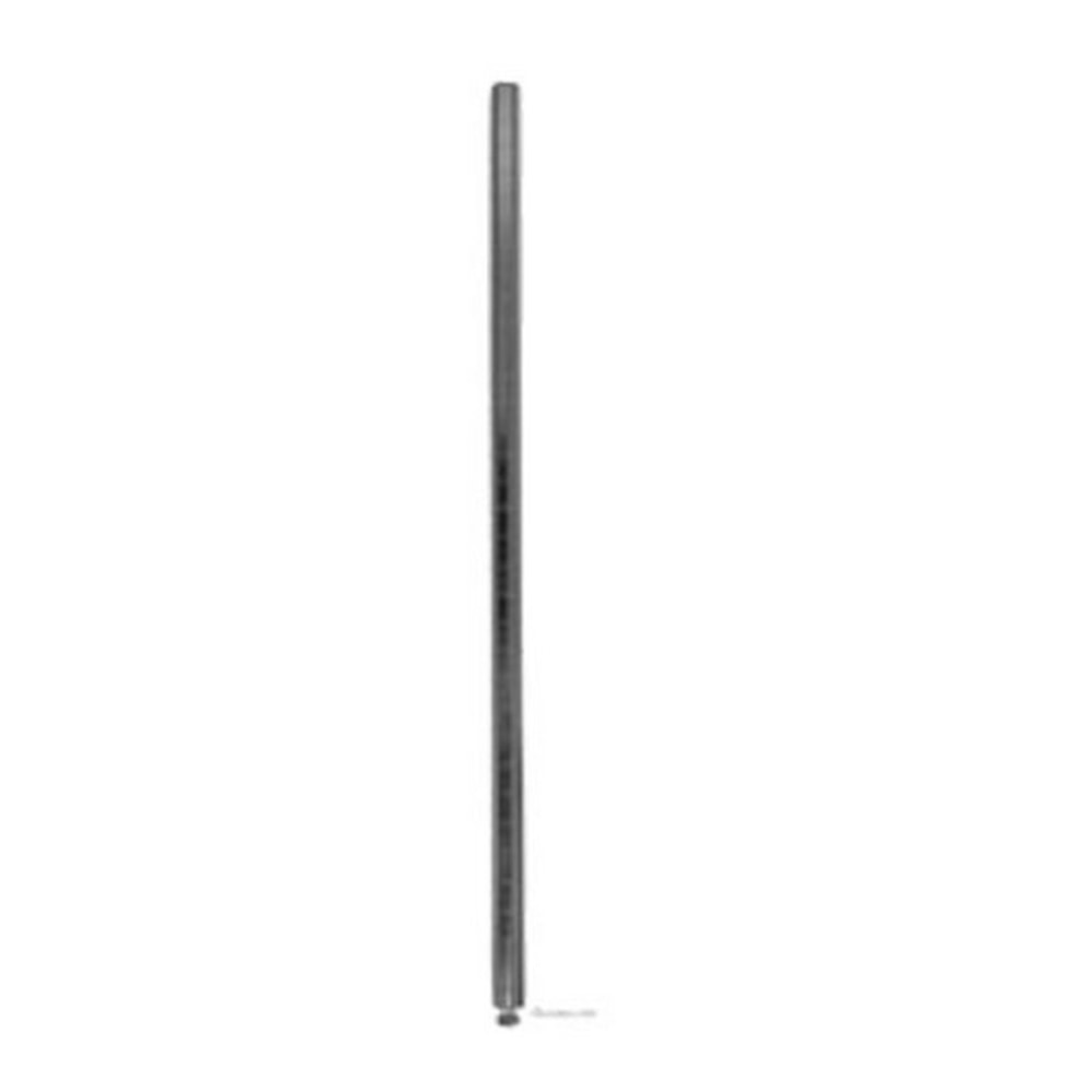 Focus Foodservice Chrome-Plated Shelf Post, 74in, Silver