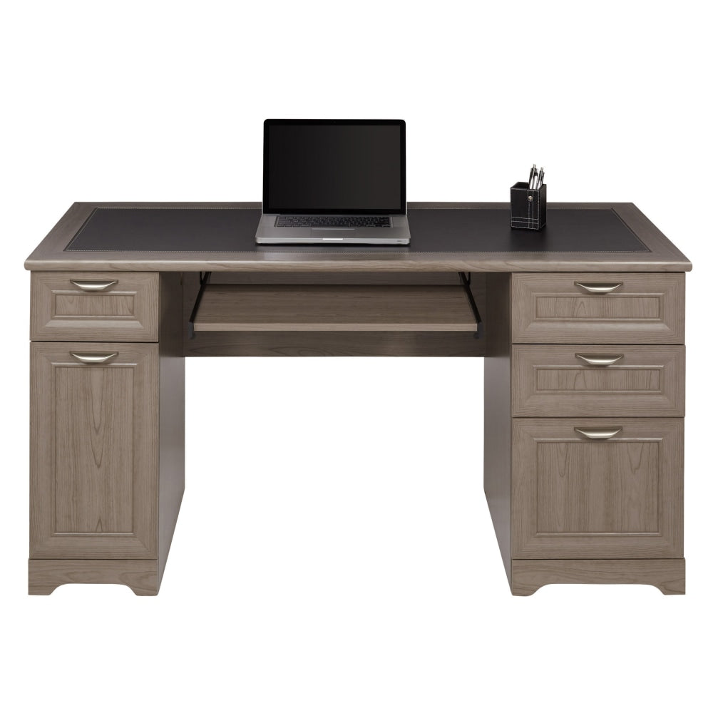 Realspace Magellan 59inW Managers Computer Desk, Gray