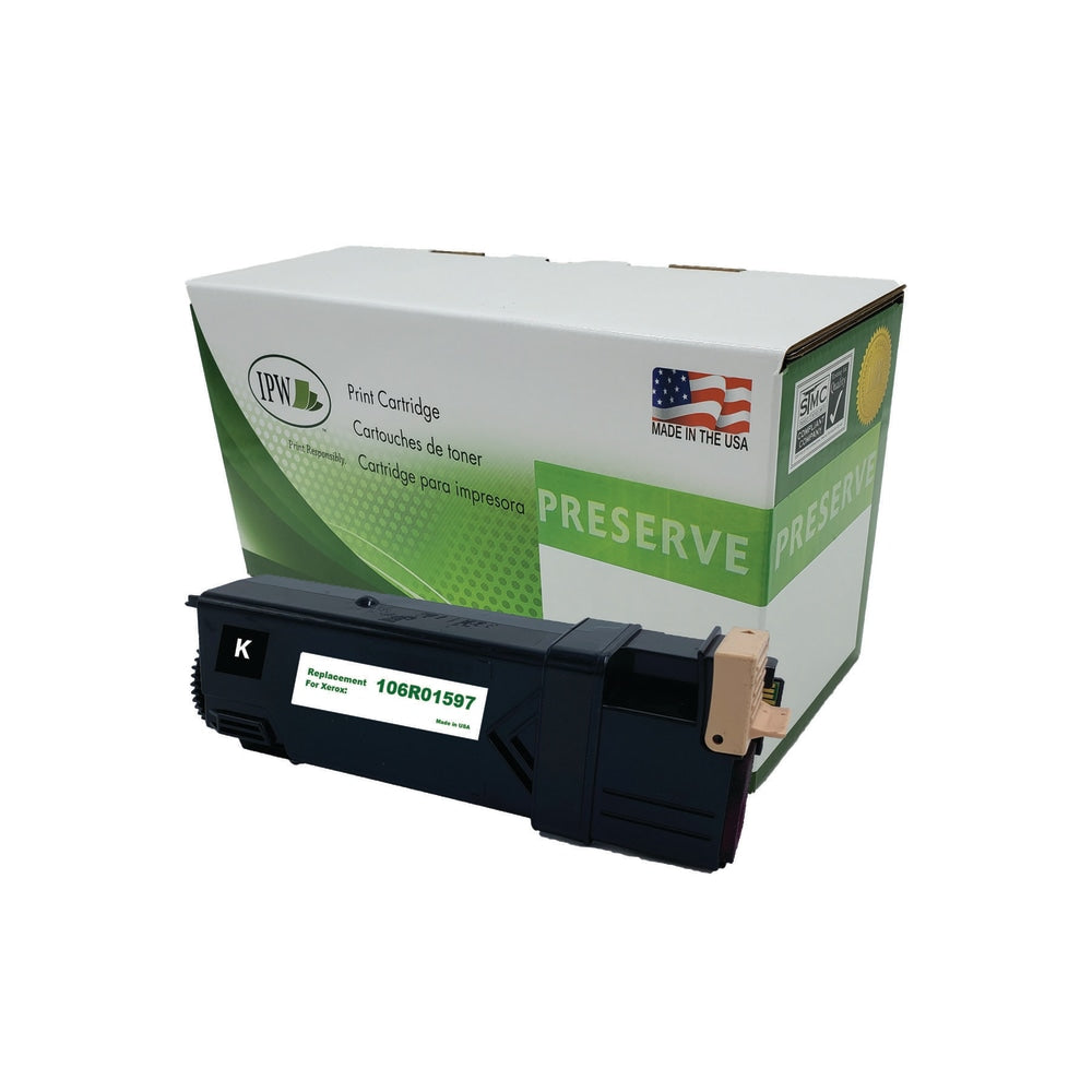 IPW Preserve Remanufactured Black High Yield Toner Cartridge Replacement For Xerox 106R01597, 106R01597-R-O