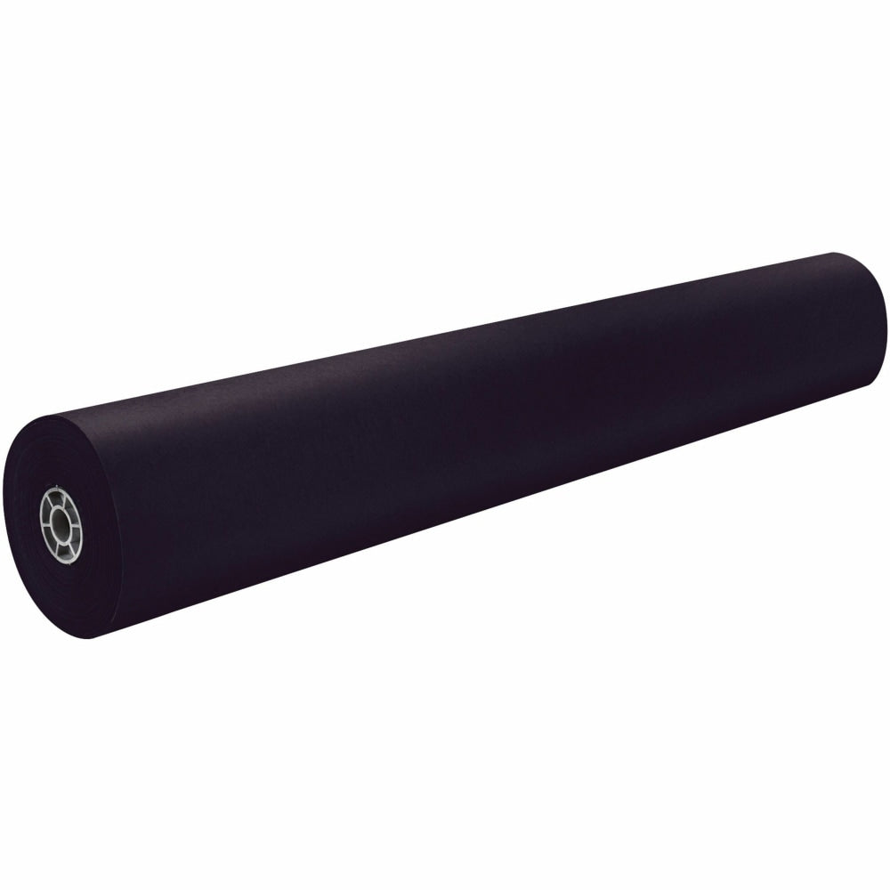 Pacon Rainbow Duo-Finish Kraft Paper Roll, 36in x 1000ft, Black