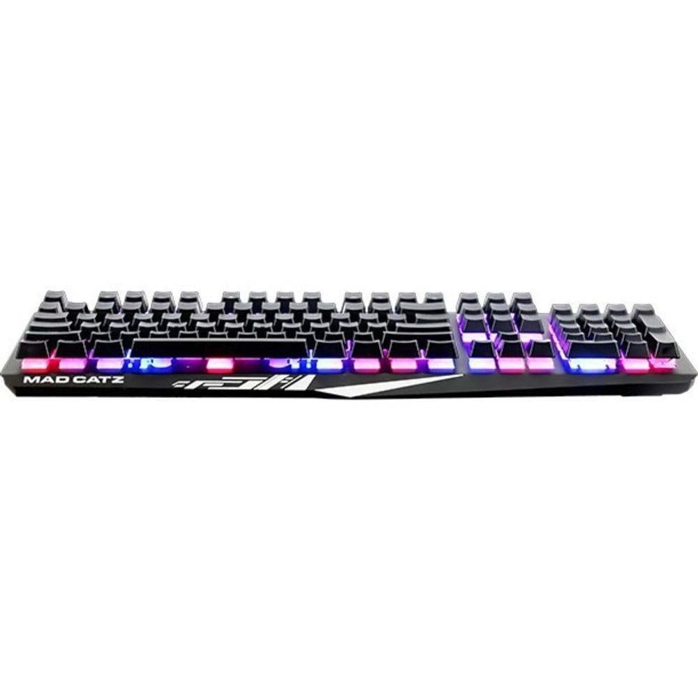 Mad Catz The Authentic S.T.R.I.K.E. 2 Membrane Gaming Keyboard - Black - Cable Connectivity Multimedia Hot Key(s) - Membrane Keyswitch