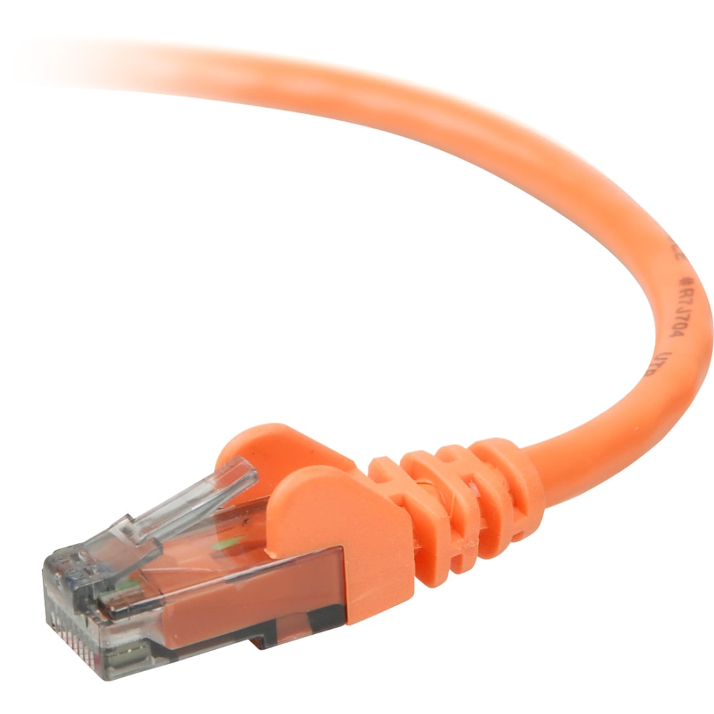 Belkin 900 Series Cat. 6 UTP Patch Cable - RJ-45 Male - RJ-45 Male - 10ft - Orange