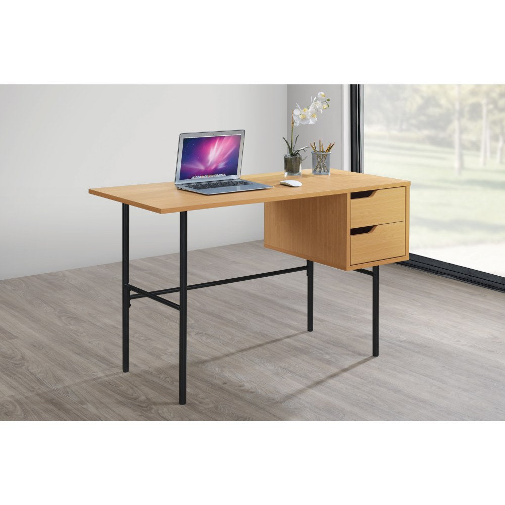 Office Star Denmark 48inW Writing Desk With Lockdowel Fastening System, Natural