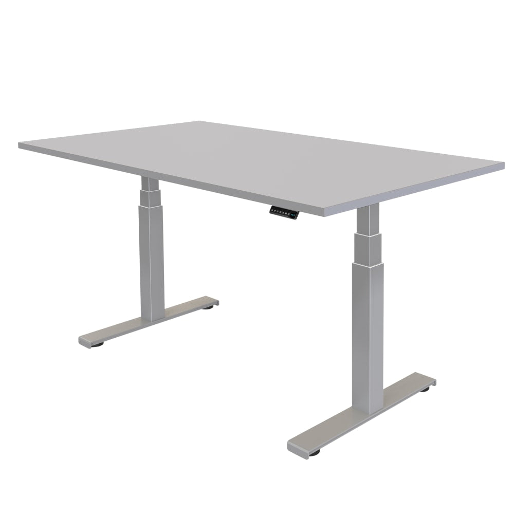 Fellowes Cambio 48inW Height-Adjustable Computer Desk, Gray