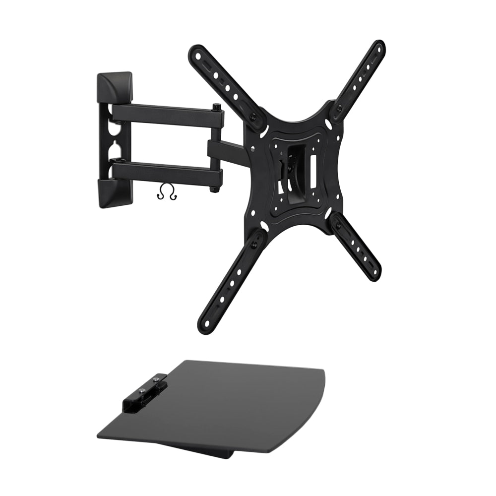 Mount-It! MI-894 TV Mount With AV Shelf, Black