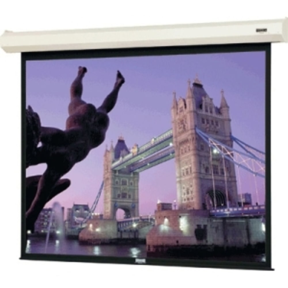 Da-Lite Cosmopolitan Electrol - Projection screen - motorized - Matte White