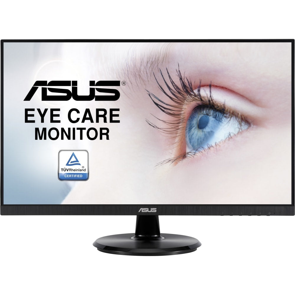 Asus VA24DQ 24in Class Full HD LCD Monitor - 16:9 - Black - 23.8in Viewable - In-plane Switching (IPS) Technology - LED Backlight - 1920 x 1080 - 16.7 Million Colors - Adaptive Sync/FreeSync - 250 Nit Maximum - Speakers - HDMI - VGA - DisplayPort