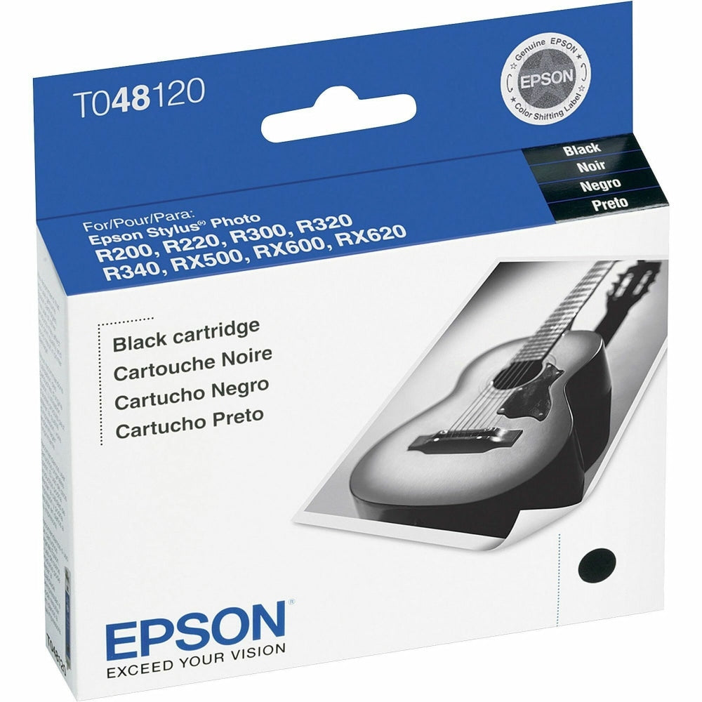 Epson T0481 Black Ink Cartridge, T048120