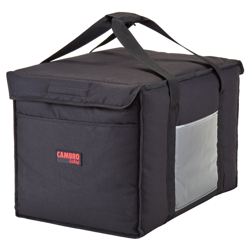 Cambro Delivery GoBags, 21in x 14in x 14in, Black, Set Of 4 GoBags