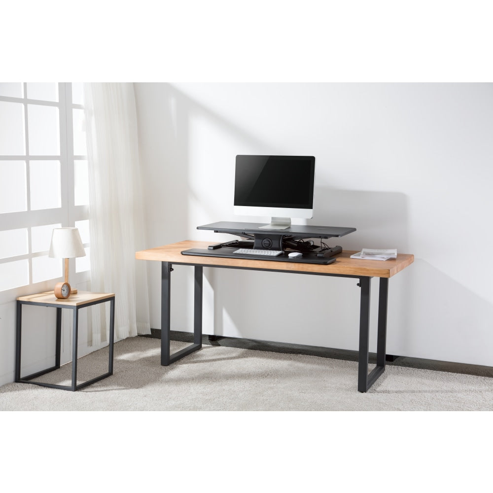 Bostitch Standing Desk Riser, 19inH x 37-7/16inW x 15-3/4inD, Black