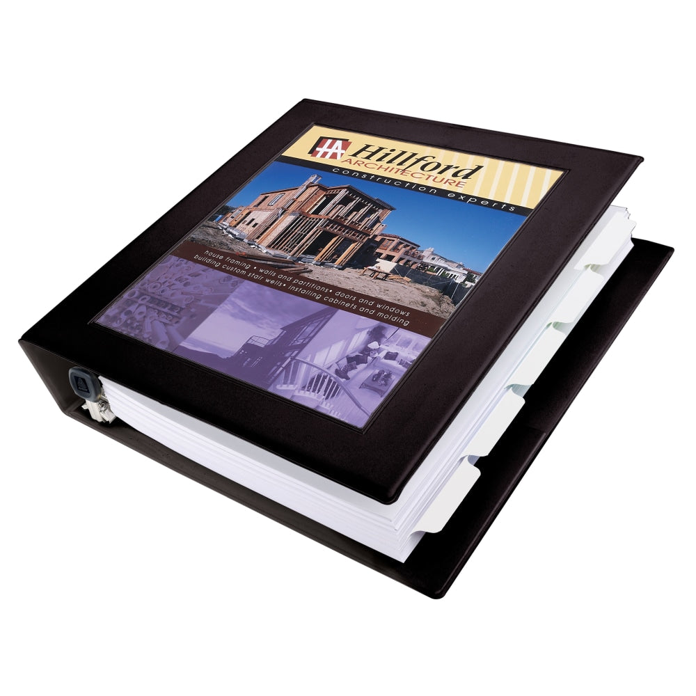 Avery Heavy-Duty Framed View 3-Ring Binder, 1.5in One Touch EZD Rings, Black, 1 Binder