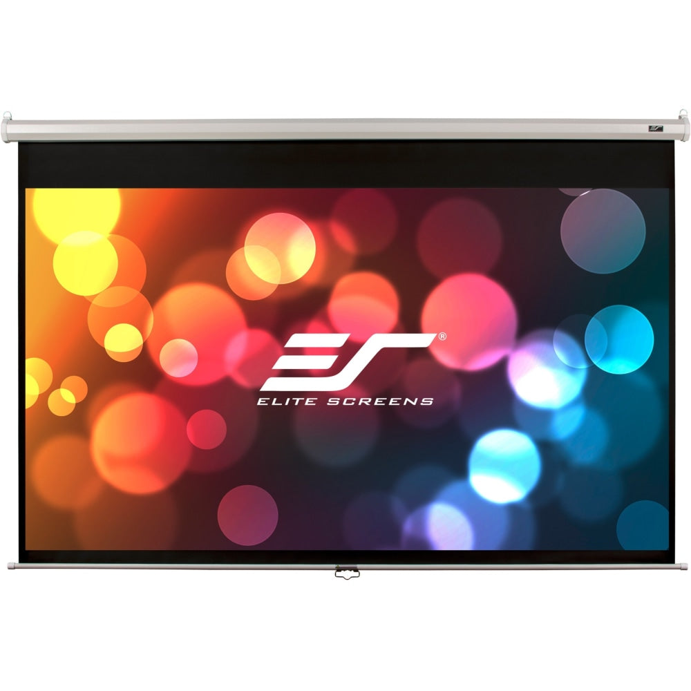 Elite Screens M120XWH2 Manual Pull Down Projector Screen