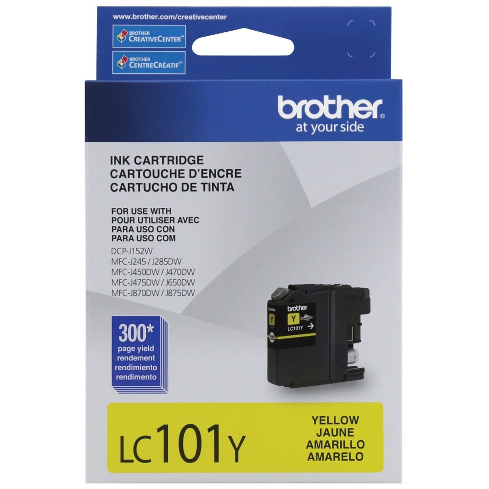 Brother LC101 Yellow Ink Cartridge, LC101-Y