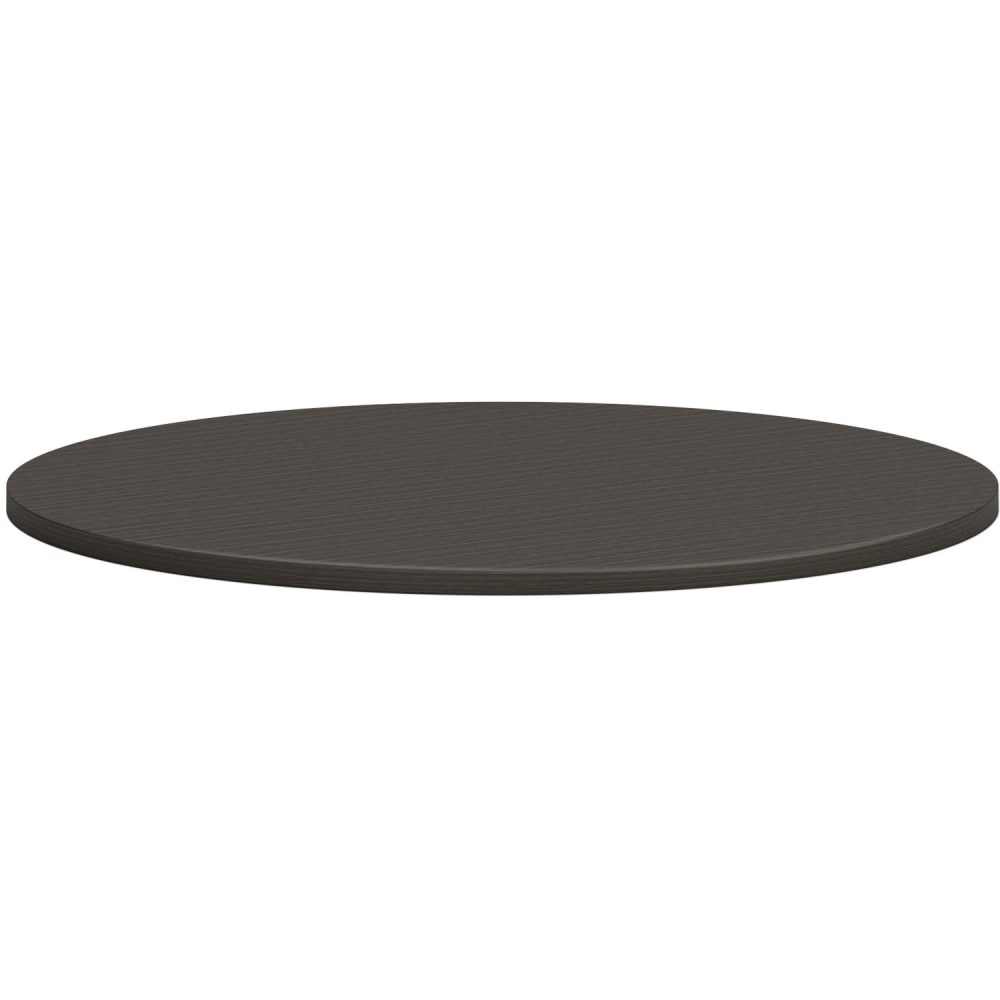 HON Mod HLPLTBL42RND Conference Table Top - 42in - Finish: Slate Teak