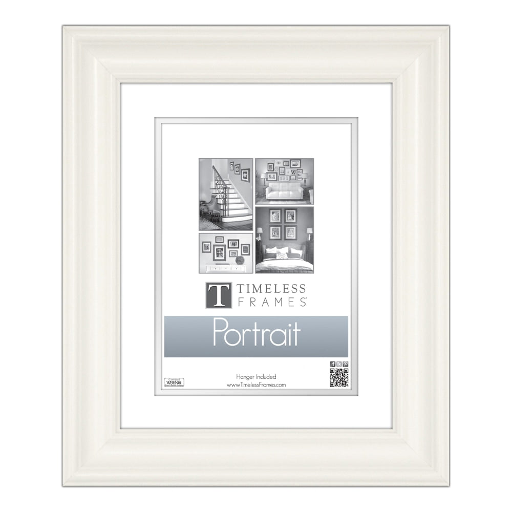 Timeless Frames Lauren Portrait Frame, 8in x 10in, White