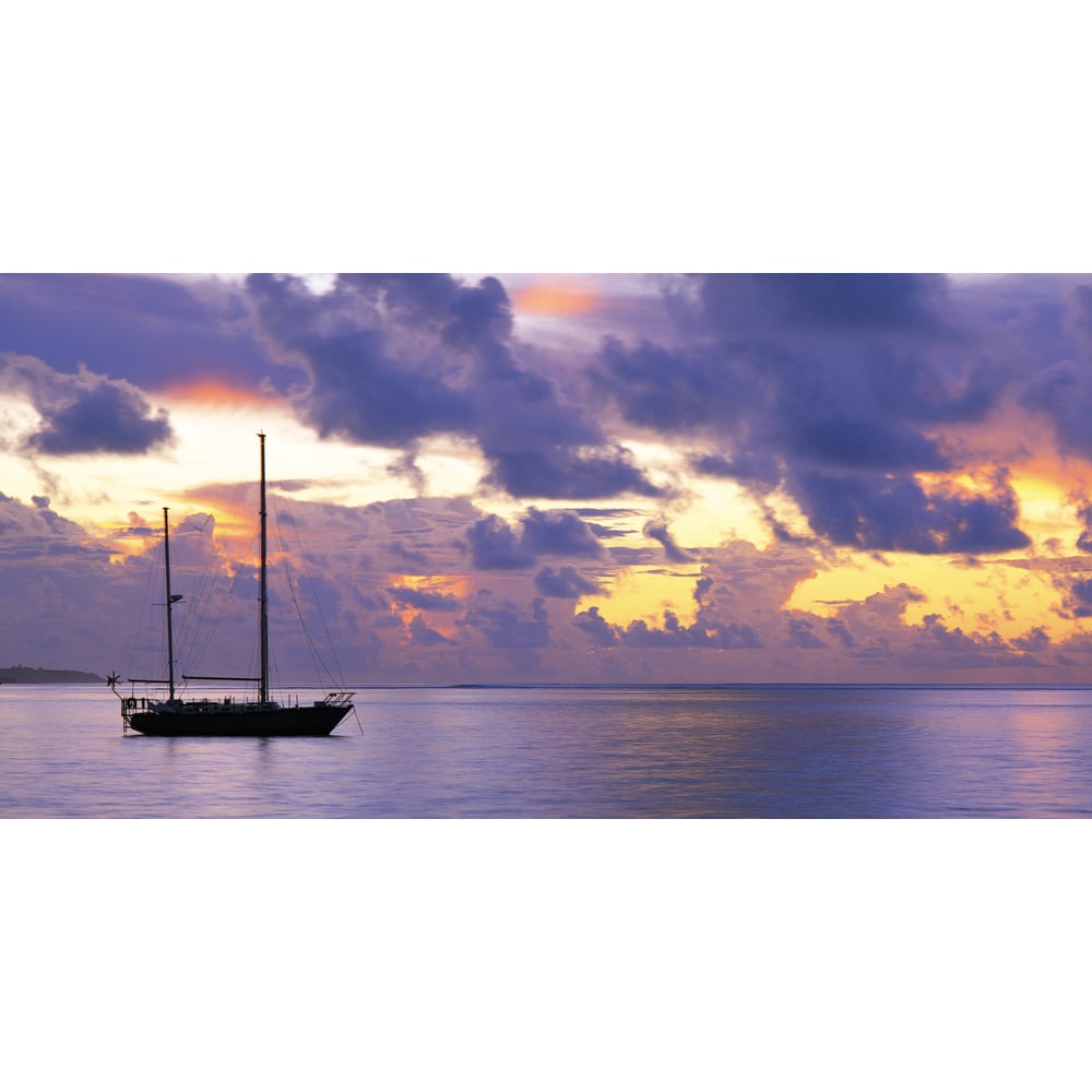 Biggies Wall Mural, 60in x 120in, Sunset Sail