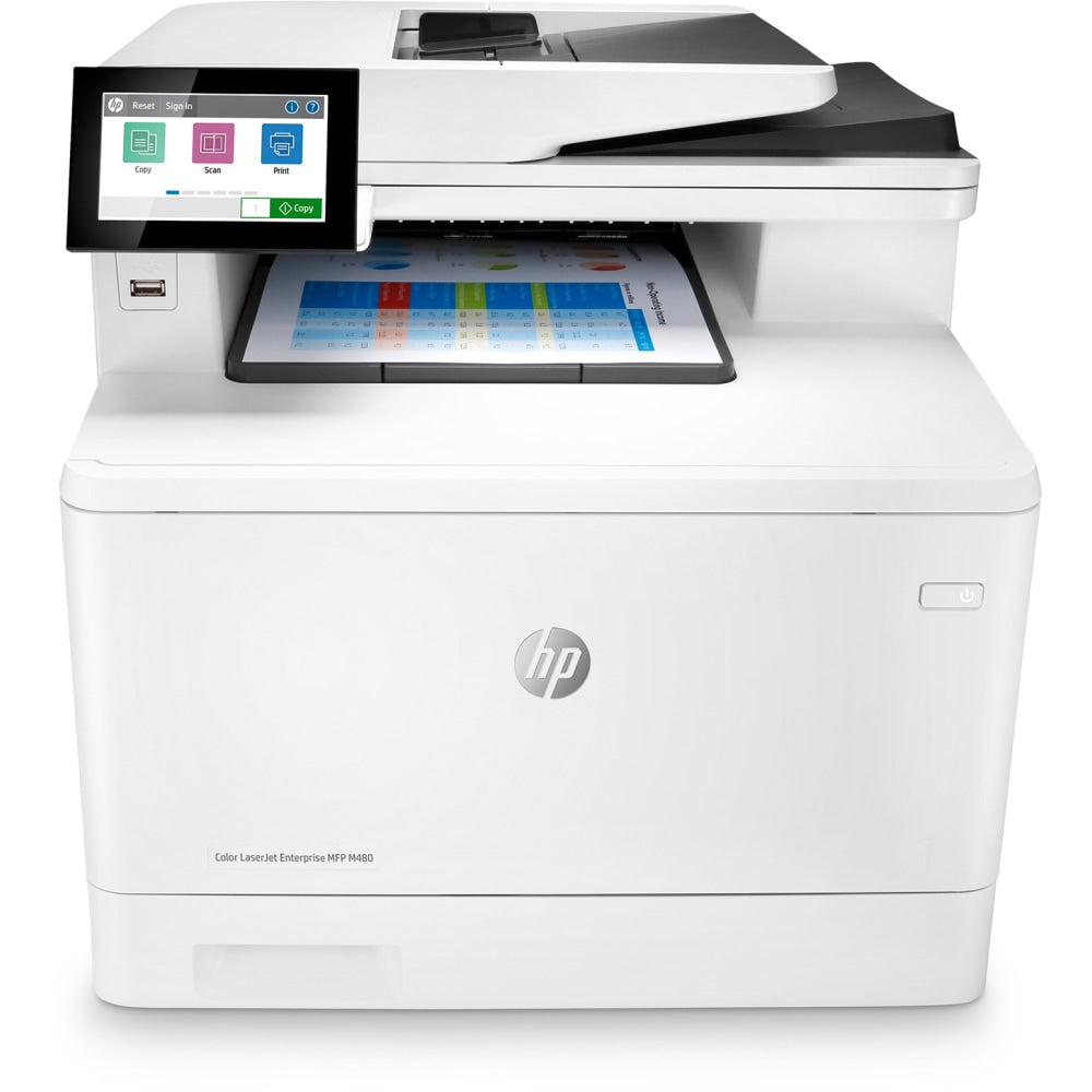 HP LaserJet Enterprise MFP M480f Laser All-In-One Color Printer