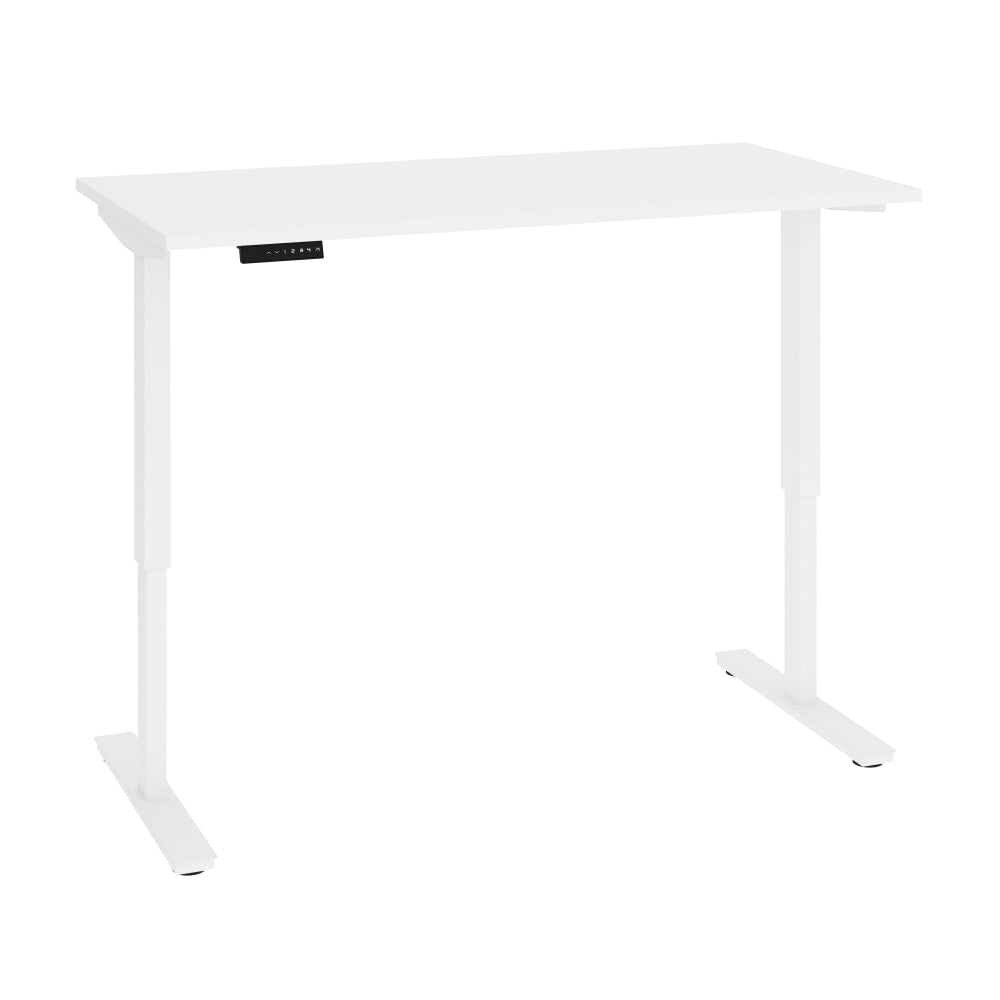 Bestar Viva Electric 60inW Standing Desk, White