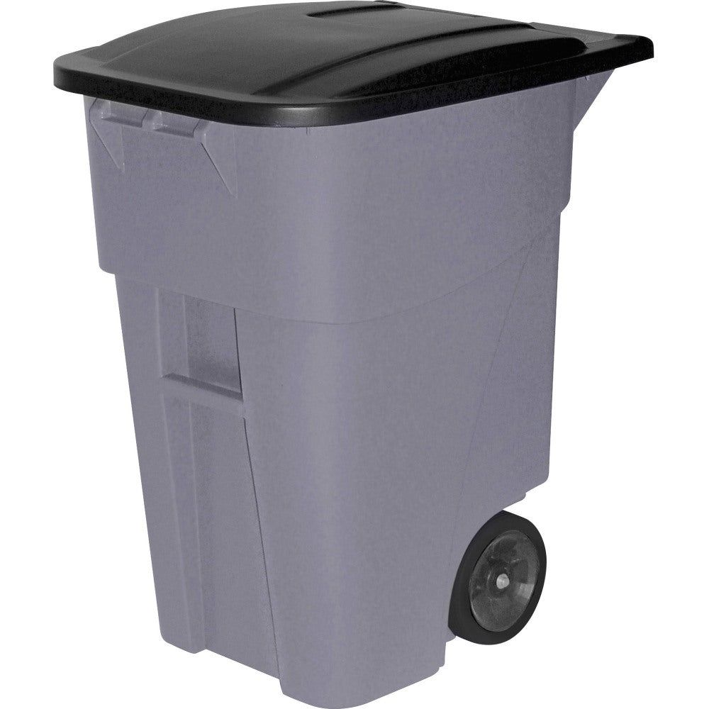 Rubbermaid Brute Big Wheel Container, 50 Gallons, Gray