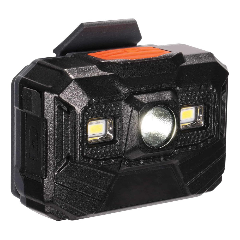 Ergodyne Skullerz 8987 Rechargable Hard Hat LED Light, Orange