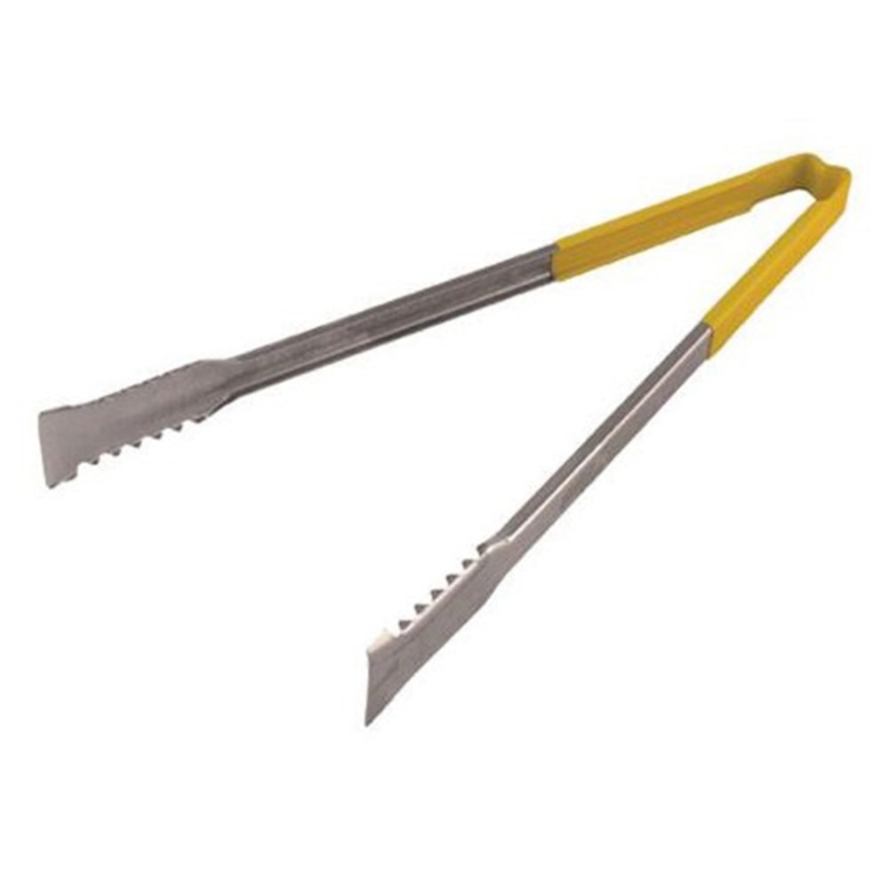 Vollrath 16in Tongs With Antimicrobial Protection, Yellow