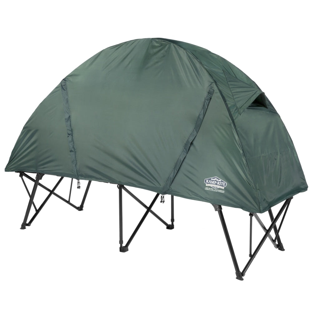 Kamp-Rite Standard Compact Tent Cot, 57inH x 79inW x 29inD, Green