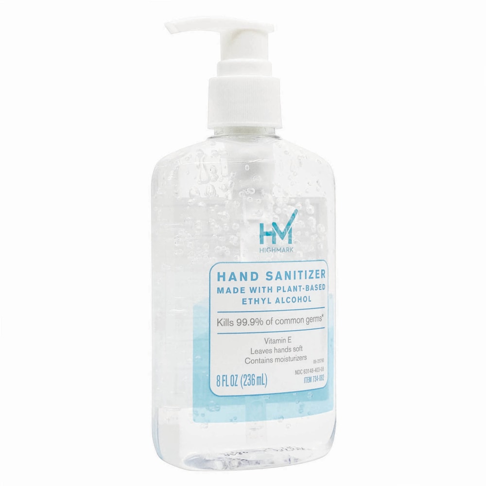 Highmark Hand Sanitizer, 8 Oz