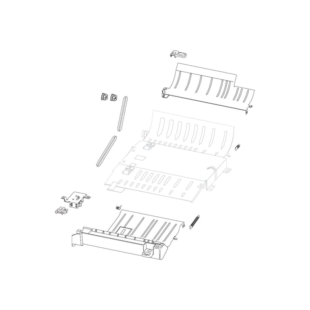 Lexmark Duplex Assembly with 2 belts, 2 Pulleys