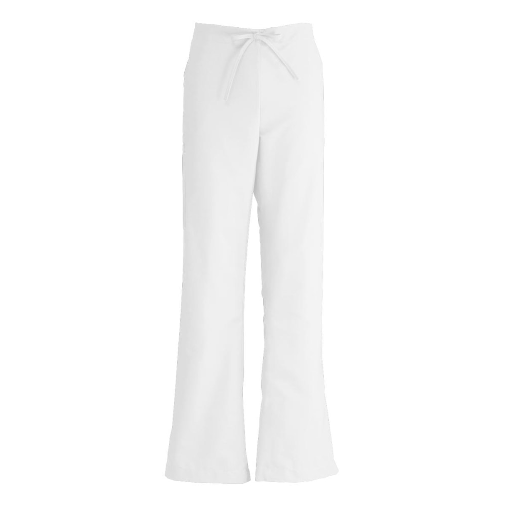 Medline ComfortEase Ladies Modern-Fit Cargo Scrub Pants, Large, White