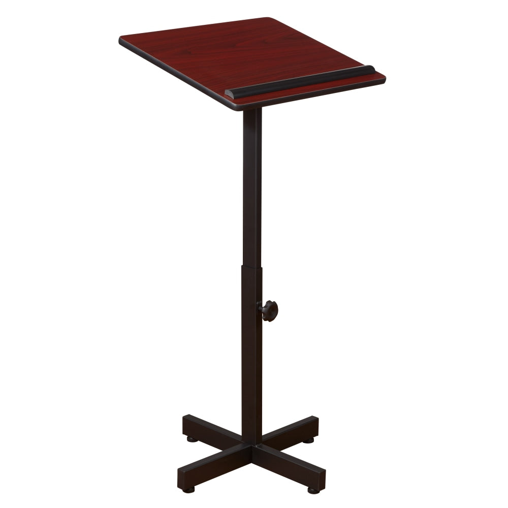 Oklahoma Sound? Portable Presentation Lectern Stand, Mahogany