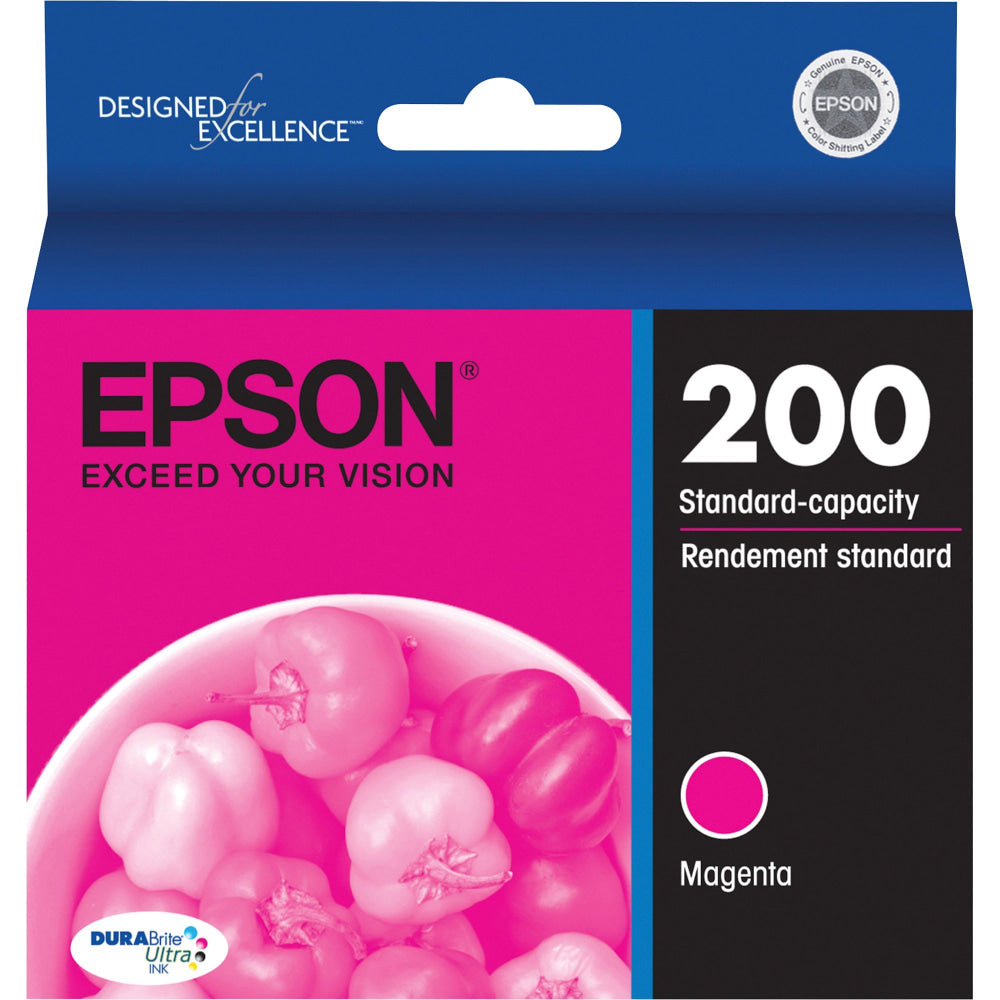 Epson 200 DuraBrite Ultra Magenta Ink Cartridge, T200320