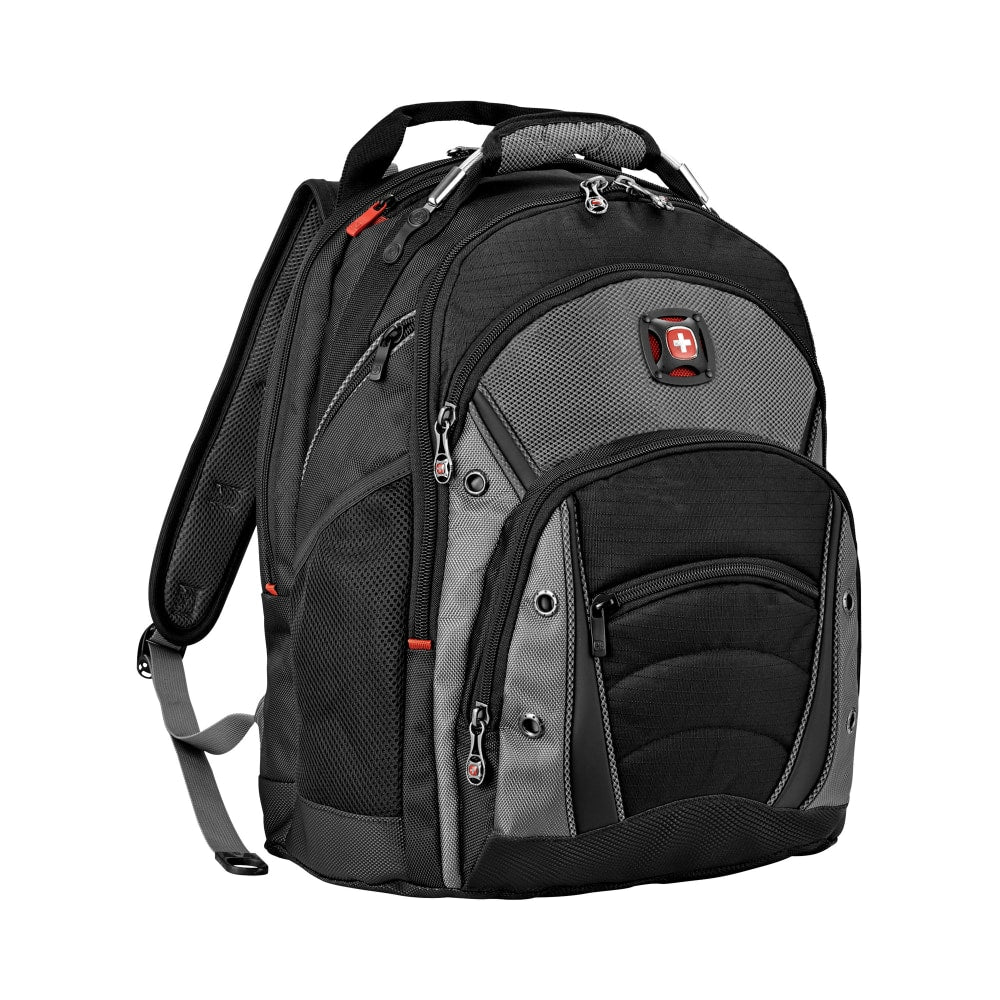 Wenger Synergy Laptop Backpack, Black/Gray