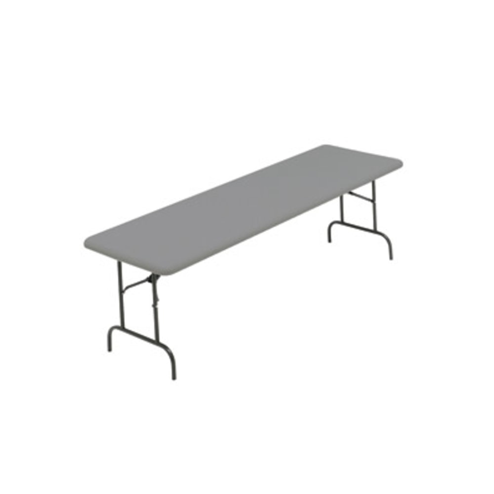 Iceberg IndestrucTable TOO 1200 Series Folding Table, Charcoal