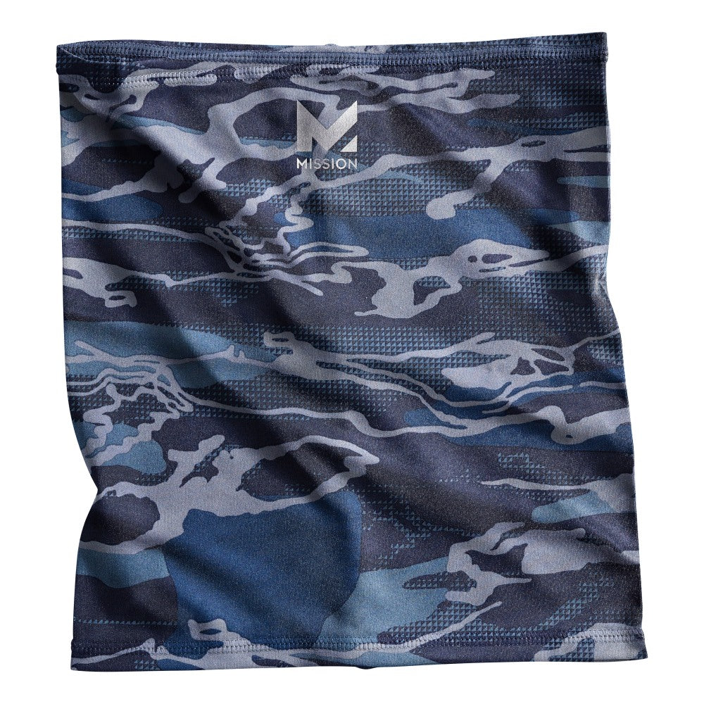 Mission Cooling Neck Gaiter, Youth One Size, Camo