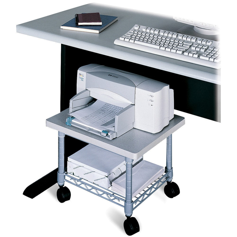 Safco Underdesk Printer/Fax Stand, Gray