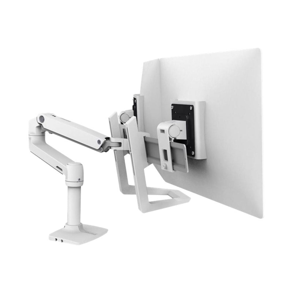 Ergotron LX - Mounting component (handle) - dual direct - white - arm mountable - for P/N: 45-489-216