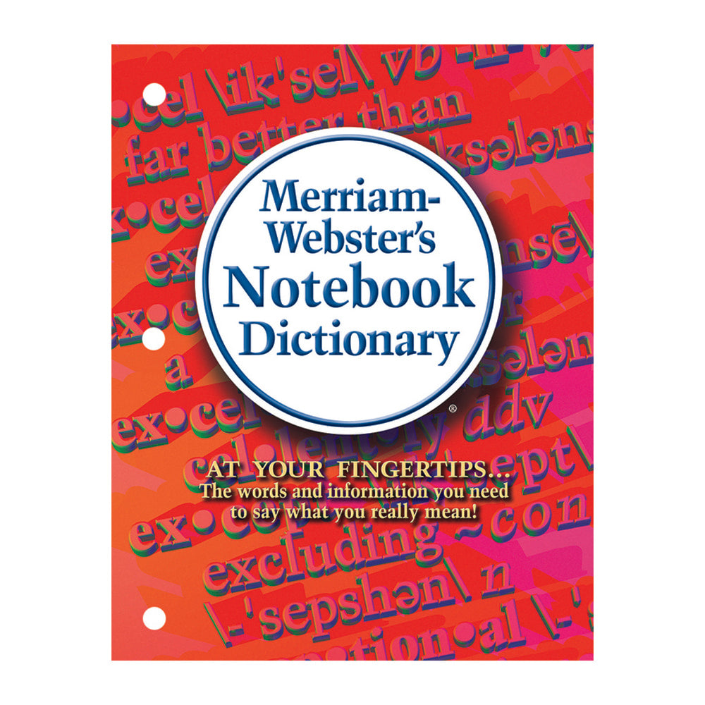 Merriam-Websters Notebook Dictionary, Pack Of 3