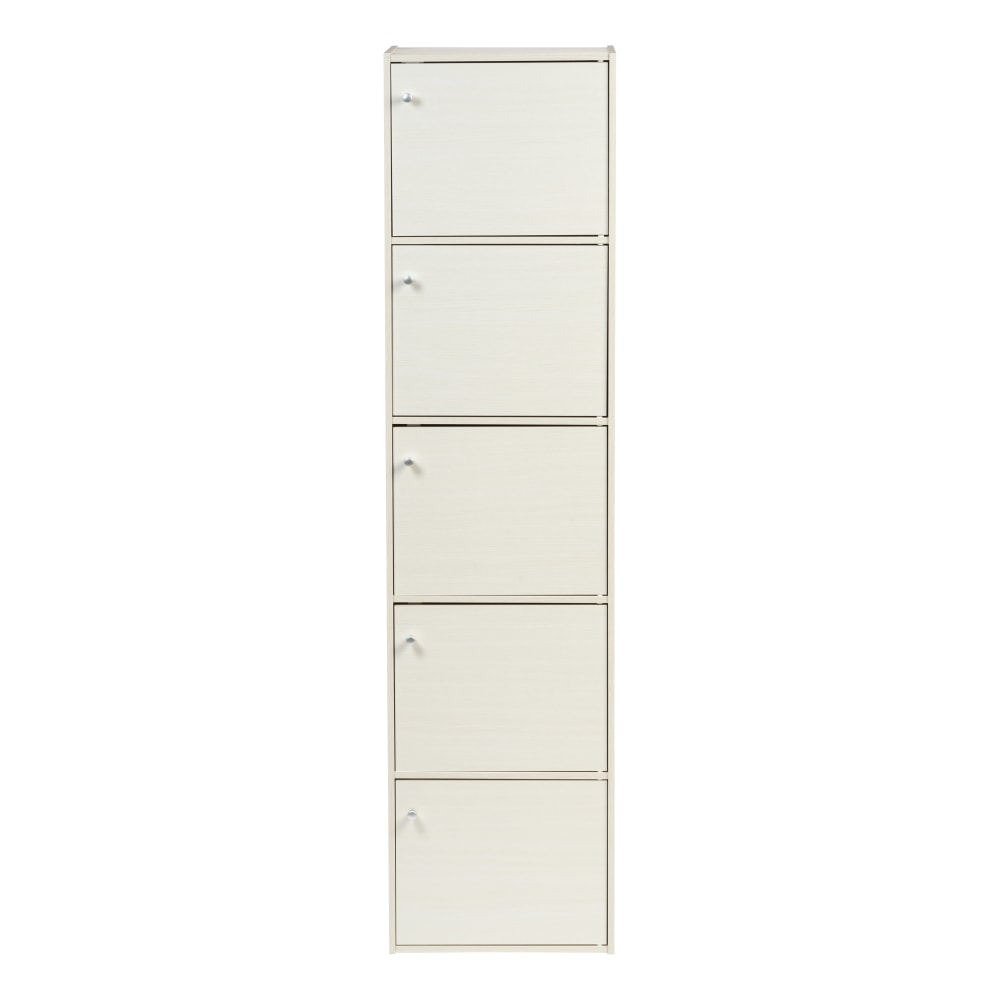 IRIS Yama 5-Door Shelf, White