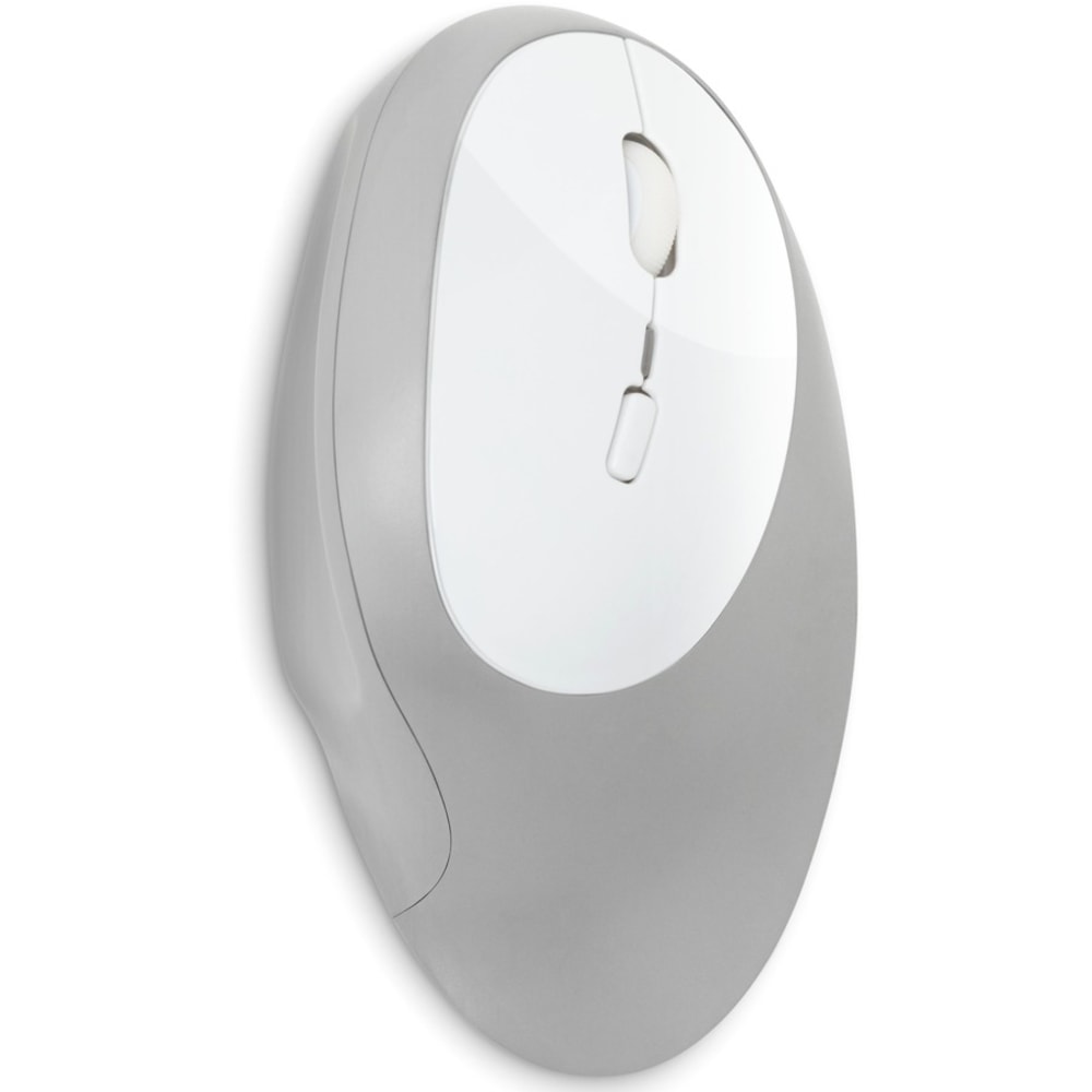 Kensington Pro Fit Ergo Wireless Mouse-Gray - Wireless - Bluetooth/Radio Frequency - 2.40 GHz - Gray - USB - 1600 dpi - 5 Button(s)