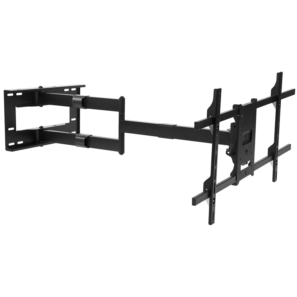 Mount-It! MI-372 Articulating TV Wall Mount With Extra-Long Extension For Screens 42 - 80in, 12inH x 37inW x 4-1/8inD, Black